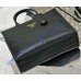 Prada Medium Leather Prada Symbole bag with topstitching PD1BA378-black