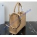 Prada Small Leather Prada Symbole bag with topstitching PD1BA379-tan