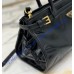 Prada Medium leather handbag with long handles PD1BA426-LS-black