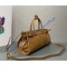 Prada Medium leather handbag with short handles PD1BA426-SS-caramel