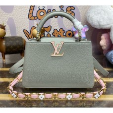Louis Vuitton Capucines BB M23280-light-grey