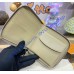 Louis Vuitton Mahina Leather Zippy Compact Wallet M81558-gray