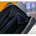 Louis Vuitton Damier Ebene Zippy Coin Purse N63070-black