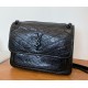 Saint Laurent Medium Niki Chain Bag In Quilted Leather YSL498894-C-black