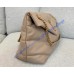 Saint Laurent LOULOU PUFFER Medium bag in quilted lambskin YSL577475A-tan