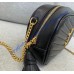 Saint Laurent Mini Lou In Quilted Leather YSL585040A-black