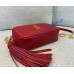 Saint Laurent Mini Lou In Quilted Leather YSL585040A-red