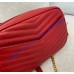Saint Laurent Mini Lou In Quilted Leather YSL585040A-red
