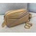 Saint Laurent Mini Lou In Quilted Leather YSL585040A-tan