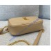 Saint Laurent Mini Lou In Quilted Leather YSL585040A-tan