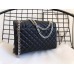 Saint Laurent Envelope Medium In Matelasse Lambskin YSL600185B-black