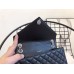 Saint Laurent Envelope Medium In Matelasse Lambskin YSL600185B-black