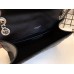 Saint Laurent Envelope Medium In Matelasse Lambskin YSL600185B-black