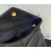 Saint Laurent LouLou Puffer Mini In Lambskin YSL620333A-black