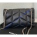 Saint Laurent LouLou Puffer Mini In Lambskin YSL620333B-black