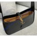 Saint Laurent LE 5 À 7 in crocodile embossed leather YSL657228-k-black