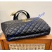 Saint Laurent Icare Maxi Shopping Bag In Quilted Lambskin YSL698651-black