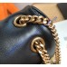 Saint Laurent Calypso small in grained lambskin YSL734153-black