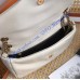 Saint Laurent Calypso small in grained lambskin YSL734153-cream