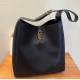 Saint Laurent Le 5 À 7 Supple Large In Grained Leather YSL753837-black