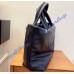 Saint Laurent Tote In Nappa Lambskin YSL756269-black