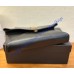 Saint Laurent Cassandre Small Envelope Pouch In Lambskin YSL764931-black