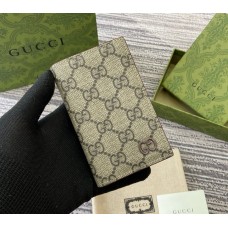 Gucci leather interior GG long card case GUW768249-wine
