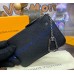 Louis Vuitton Mahina Leather Key Pouch M69508-black
