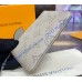 Louis Vuitton Mahina Leather Key Pouch M69508-light-gray
