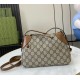 Gucci GG Emblem small shoulder bag GU815218-brown