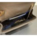 Saint Laurent LOULOU MINI in lambskin YSL821749-dark-brown