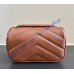 Saint Laurent LOULOU MINI in lambskin YSL821749-pink