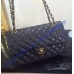 Chanel Small Classic Flap Bag in Black Caviar Leather with golden hardware