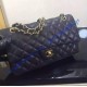 Chanel Small Classic Flap Bag in Black Caviar Leather with golden hardware