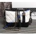 Chanel Gabrielle Small Hobo Bag White Black