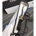 Chanel Gabrielle Small Hobo Bag White Black