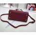 Fendi Mini 3Jours in Wine Red Leather Handbag