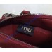 Fendi Mini 3Jours in Wine Red Leather Handbag