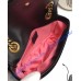 Gucci Mini GG Marmont Black velvet shoulder bag