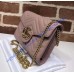 GG Marmont Pink matelasse mini bag