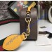 GG Supreme messenger bag with Brown and Yellow Leather Trim