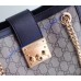 Gucci Padlock small GG shoulder bag Black