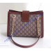 Padlock small GG shoulder bag Brown