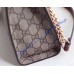 Padlock small GG shoulder bag Brown
