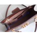 Padlock small GG shoulder bag Brown