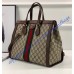 Ophidia GG medium top handle bag in Supreme Canvas