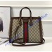 Ophidia GG medium top handle bag in Supreme Canvas