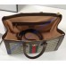 Ophidia GG medium top handle bag in Supreme Canvas