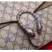 Gucci Dionysus GG Supreme Large Shoulder Bag with Tan Suede Detail