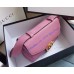 Gucci GG Marmont Leather Shoulder Bag GU401173-pink